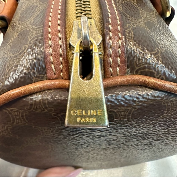 CELINE PARIS MACADAM BOSTON BARREL BAG - Picture 9 of 17